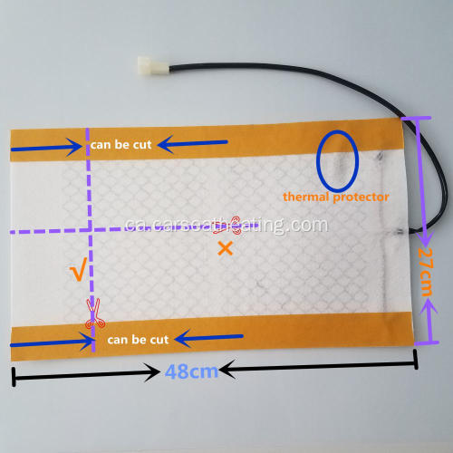 Escalfador de seients de cotxe de fibra de carboni de la sèrie Toyota Landcruiser